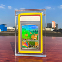 RAY YI Clear Costom Clear Acrylic Psaed Graded Card Slab avec étui pare-chocs
