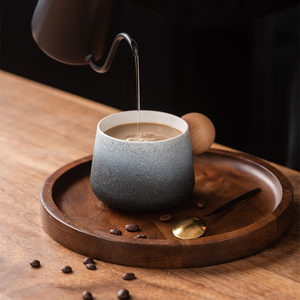 Biểu tượng tùy chỉnh gốm Gradient cốc cà phê với gỗ cho bóng xử lý cho công ty Kỷ niệm lễ kỷ niệm khách hàng quà lưu niệm - Product Image 2