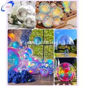 Customized Colorful Party Disco Mirror Ball Hanging Mirror Balloon Giant Inflatable Mirror Balls For Decoration