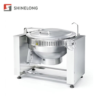 Bac de cuisson inclinable à gaz 150L grande capacité, équipement de cuisson commercial en acier inoxydable pour cuisine centrale et restauration