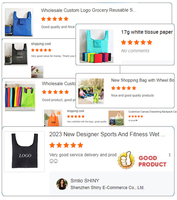 Sac de courses pliable en tissu Oxford réutilisable pour femmes avec logo personnalisé – Meilleure vente