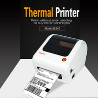 Imprimante d'étiquettes thermique directe Uyin AE240 4 pouces 4x6 pour codes-barres et bordereaux d'expédition, sans fil, livraison gratuite