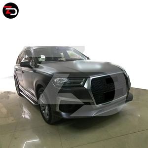 <span class=keywords><strong>Prix</strong></span> de gros 2017 à 2019 Kit de carrosserie avec pare-chocs avant Grille avant Lèvre de pare-chocs arrière pour Audi Q7 SQ7 Changer en style <span class=keywords><strong>RSQ7</strong></span> - Product Image 1