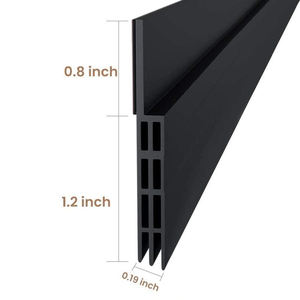 कस्टम मोल्ड और कट औद्योगिक पीसी और ईपडीम दरवाजा नीचे सीलिंग पट्टी भंडारण के लिए टिकाऊ रबर गार्ड - Product Image 1