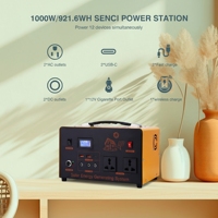 300W 180Wh 360wh LiFePO4 Stasiun Daya Portabel untuk Berkemah, Cadangan Rumah, Paket Baterai LiFePO4 Gelombang Sinus Murni untuk Memancing dan Bepergian