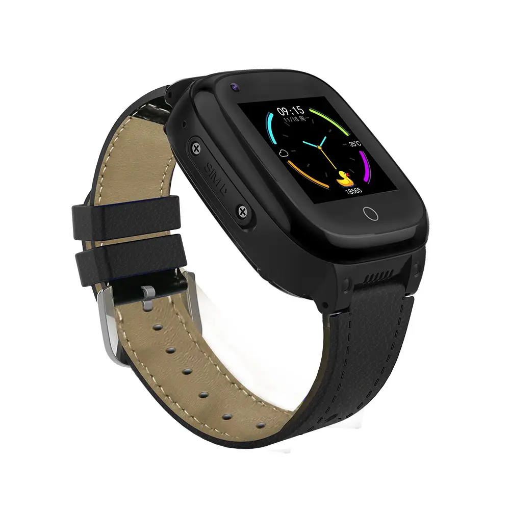 2019 yeni 4G T8L yaşlı izle SOS düğmesi ile güz alarmı sağlık yaşlı GPS Bluetooth Android akıllı saat