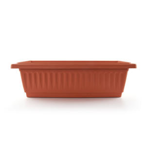 Jardinière rectangulaire Holon pour balcon, pot de fleurs en plastique épais, grand pot de fleurs, vente en gros, jardinière au sol - Product Image 4