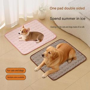 Breathable Cooling Gel <b>Pad</b> Pet Mat Cold Sensation Cushion Summer <b>Bed</b> Dogs Cats Portable Lightweight Reusable Comfort - Product Image 3
