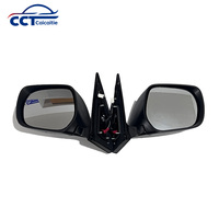 Conjunto de Espejo Retrovisor para Toyota Land Cruiser LC200, Plegable Eléctricamente con Señal de Giro, Reflector de Espejo Retrovisor