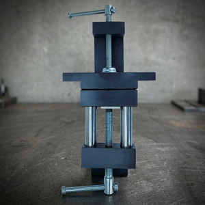 Iron Jewelry Setting Bench Vertical <b>Vice</b> Tool with Adjustable <b>Clamp</b> and Dual Handles for Precise Work - Product Image 6