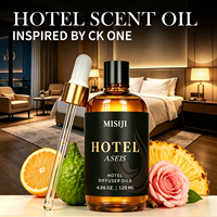 Huile parfumée aux agrumes pour hôtel, 120 ml, pour diffuseur d'air AromaTech, parfum longue durée, intensité de parfum réglable, ambre