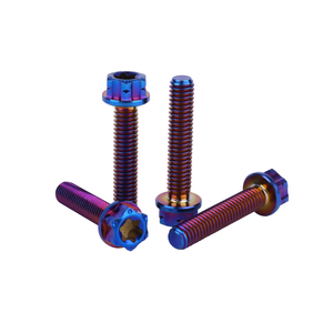 Chất lượng cao Titan <span class=keywords><strong>Torx</strong></span> đầu mặt bích <span class=keywords><strong>Bolt</strong></span> M4 M5 M6 M8 M10 M15/20mm vít cho xe gắn máy và xe đạp - Product Image 3