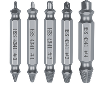 5 pièces écrou boulon vis extracteur ensemble utilisation pour robinet endommagé Triangle Valve boulon vis goujon extracteur