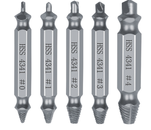 Set di estrattori <span class=keywords><strong>per</strong></span> <span class=keywords><strong>viti</strong></span> con bullone dado da 5 pezzi utilizzare <span class=keywords><strong>per</strong></span> <span class=keywords><strong>estrattore</strong></span> di <span class=keywords><strong>viti</strong></span> con bullone a valvola a triangolo con rubinetto danneggiato - Product Image 5