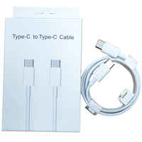 Cable de Datos USB Tipo C a Tipo C de 1 M, 1.5 M, 2 M, 3 M y 20W, Cable de Datos USB 3.1, Cable Doble Tipo C para Carga Rápida de iPhone 15-16