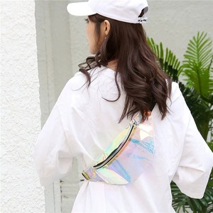Borsa a Tracolla Trasparente Multicolore per <span class=keywords><strong>Donna</strong></span>, Marsupio Personalizzato con Effetto Laser, Borsa da Petto alla Moda - Product Image 1