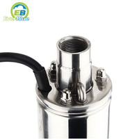 Pompe à vis submersible DC haute pression sans balai pour panneau solaire Contrôleur MPPT externe en acier inoxydable à haute levée-OEM pour pompes