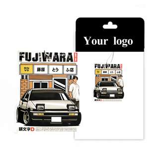 Hochwertiges benutzer definiertes Logo Gestanzte kleine Baumform Starke duftende langlebige Eis düfte Auto-Parfüm-hängende Auto-Lufter frischer - Product Image 1