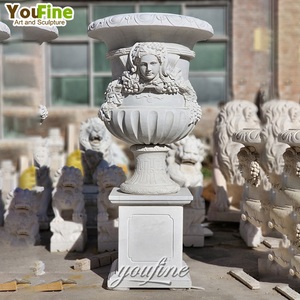 Vase de jardin en <span class=keywords><strong>marbre</strong></span> décoratif moderne bon marché - Product Image 5