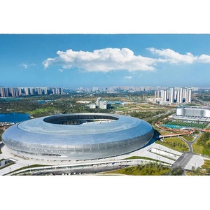 Estructura de Acero para Centro Deportivo, Techo Prefabricado para Estadio, Estructura Espacial para Gimnasio/Pabellón de Baloncesto/Campo de Fútbol - Product Image 5