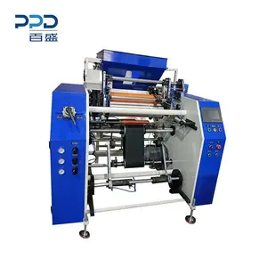 Machine de rebobinage entièrement automatique à 4 arbres du fournisseur chinois pour le rebobinage de film étirable PE