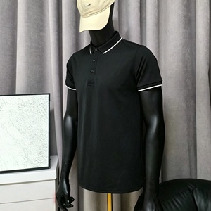 Chemise polo Ralph Lauren vintage d'été pour homme, manches courtes, 100% coton, logo brodé de la marque de luxe RL. - Product Image 1