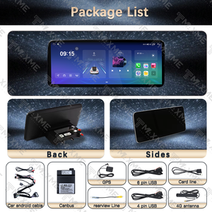 Pantalla GPS Android de 12.3 Pulgadas para BMW Serie 5/E60/LHD 2006-2010, Control del Volante, Reproductor de Radio para Auto con Manos Libres - Product Image 4