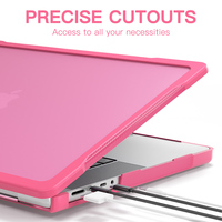 Housse en plastique pour ordinateur portable pour MacBook Pro 16 2021/2023 étui rigide universel A2485/2780 transparent coque d'ordinateur portable robuste antichoc en TPU