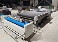 Machine de découpe textile numérique automatique CNC haute vitesse Rongchi, logiciel Ruida, épaisseur 50 mm, zone de travail 1600x2500 mm, servo