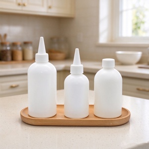 Großhandel Quetschflasche für Handwäsche 300ml 500ml Fassungsvermögen Kunststoff-Quetschflasche für Wimpernreinigung - Product Image 2
