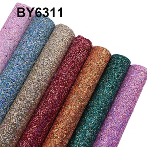Vente en gros de tissus populaires en cuir pailleté épais pour les arcs à cheveux décoratifs Boutique chaussures boucles d'oreilles sac à main artisanat faisant canapé/sac - Product Image 3