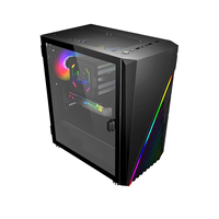 Boîtier d'ordinateur en verre trempé de conception OEM pour Pc de jeu Usb 3.0 M-boîtier ATX/ITX