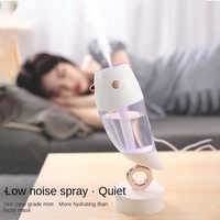 Hxtc88 lumière LED colorée eau de luxe grande Charge USB à ultrasons Portable H2o purificateur d'air à brume froide mignon Mini humidificateur pour animaux de compagnie