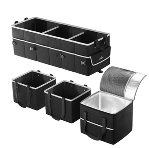 Conteneur de stockage pliable de qualité supérieure réutilisable isolé étanche sac isotherme tissu coffre organisateur pour Garage Premium Shopping - Product Image 1