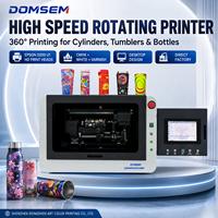 Imprimante UV cylindrique industrielle avec tête d'impression Epson I3200 U1HD pour bouteilles, gobelets, tasses et canettes