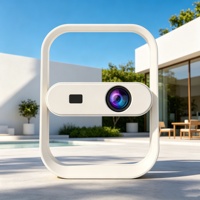 Projecteur intelligent HY370 le plus récent, 300 lumens ANSI, Wifi6 2.4/5G, téléchargement d'applications Android, mini projecteur portable, home cinéma 4k