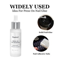 Dissolvant pour ongles pressés sans odeur, sans acétone, 30 ml, riche en vitamine E, idéal pour la colle à ongles solide et les adhésifs