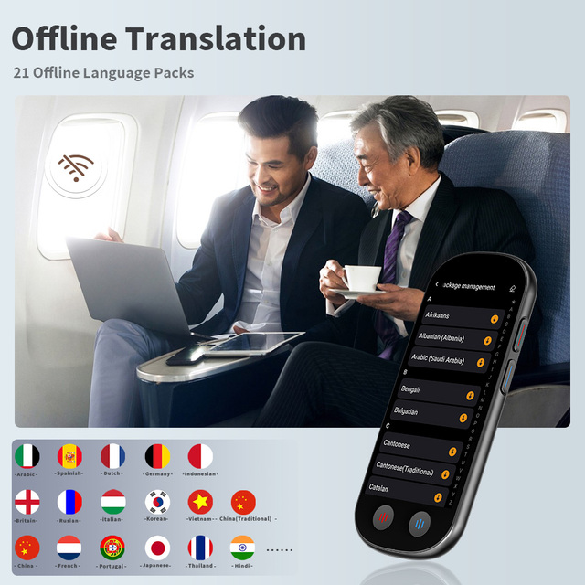 VORMOR Z9 AI Language Translator Device Portable 150 Languages Online Real Time Communication Translation