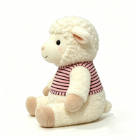 Peluche d'agneau personnalisée, mouton en peluche mignon, jouet en peluche doux, peluche d'agneau en peluche