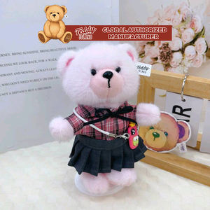 Teddy ISLAND Globale Autorisierung Cartoon-Puppe Plüschtier Kinderstoffpuppe Werbegeschenk mit Kleidung - Product Image 2