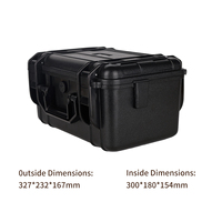 Mallette à outils en plastique dur étanche IP67 avec accessoire d'emballage en mousse Solution de stockage portable pratique