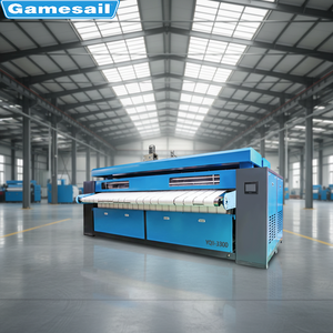 Repasseuse industrielle à plat Gamesail YQII-3300, machine à repasser pour blanchisserie commerciale avec commande numérique pour hôtel, hôpital - Product Image 1