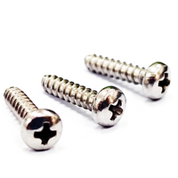 OEM 304 Stainless Steel Plain Finish Phillips Pan Head Self Tapping Screw Metric M3.5 US Number 10 Sheet Metal Wood Fastener