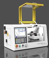 CTMACH Mini Tour CNC de table modèle boîte noire haute précision pour contrôleur, pour usage scolaire, laboratoire et domestique
