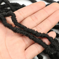 Estensione dei capelli all'uncinetto N u sintetica colorata nu locs 28 pollici 168g black woman dread locks Kima braid hair vendors