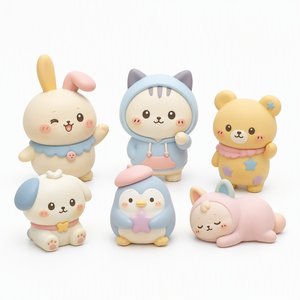 Dihua personnalisé Anime PVC Action Chiikawa Figure en plastique modèle de jouet pour enfant <span class=keywords><strong>dessin</strong></span> animé boîte aveugle Collection de jouets du fabricant - Product Image 1