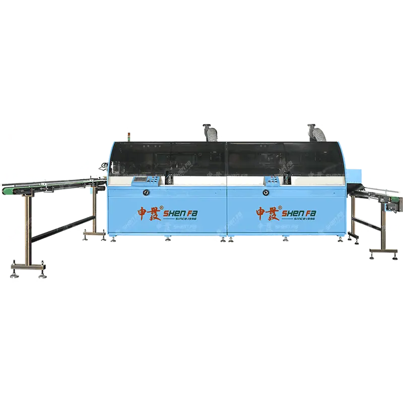 Multi funktionale liner typ siebdruck maschine für container