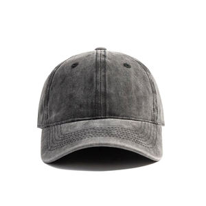 Sombreros personalizados para papá, gorras de béisbol lavadas con piedra, sin estructura, color blanco - Product Image 4