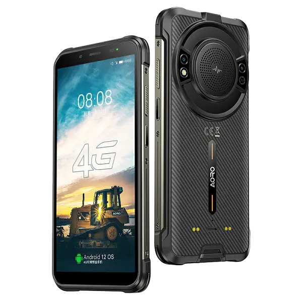 Aoro A19 Octa core android 12 rugged mobile phone ip68 waterproof 3g & 4g de smartphones handphone android rugged phone