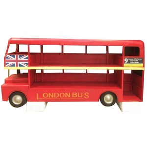 Cổ Kim Loại Nhà Hàng Tiếp Nhận Triển Lãm Đứng Người Anh Đôi-Decer London Xe Buýt Thanh Quầy Bảng Cho Bán Tiền Truy Cập - Product Image 1